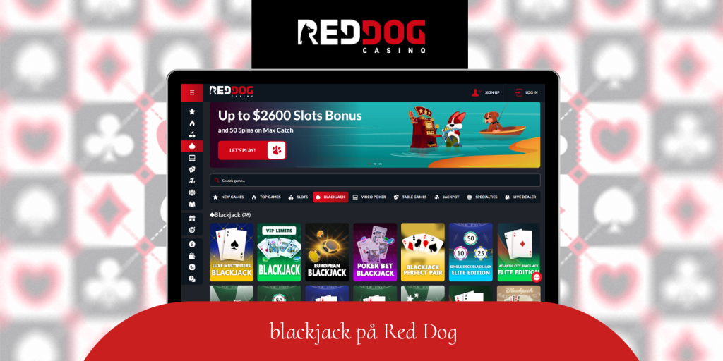 Red Dog online casino där du kan spela klassisk blackjack