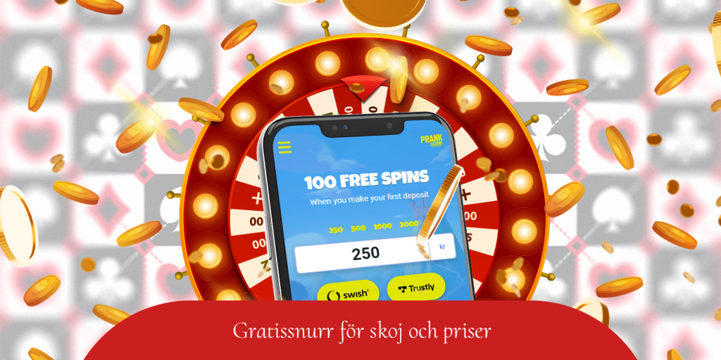 På Prank Casino kommer gratissnurr ofta för att hålla kasinospelarna nöjda